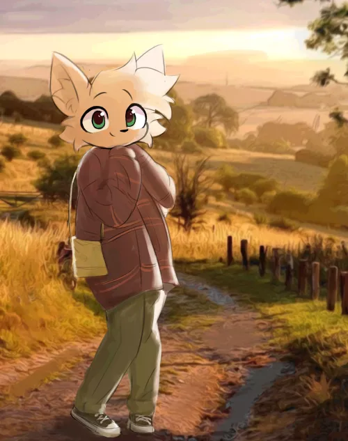 evening walk / by @hyn1x on twitter by hyn1x-