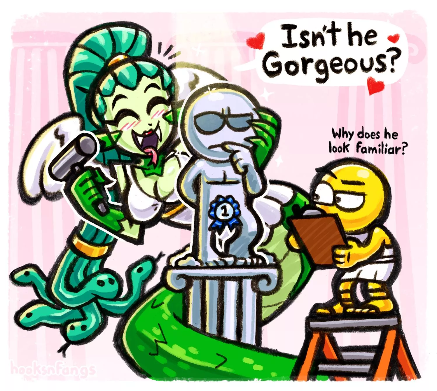 Gorgon sculptor posted by Jaxx1992