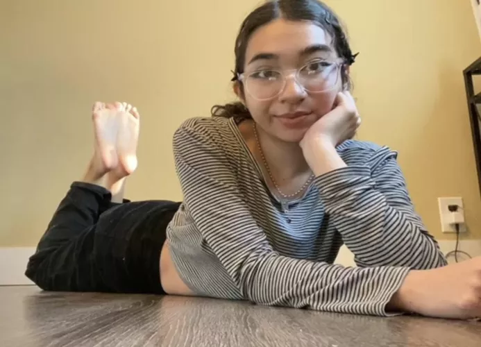 here's a glimpse of me twirling my toes with excitement :) 💜 by MercurySoles