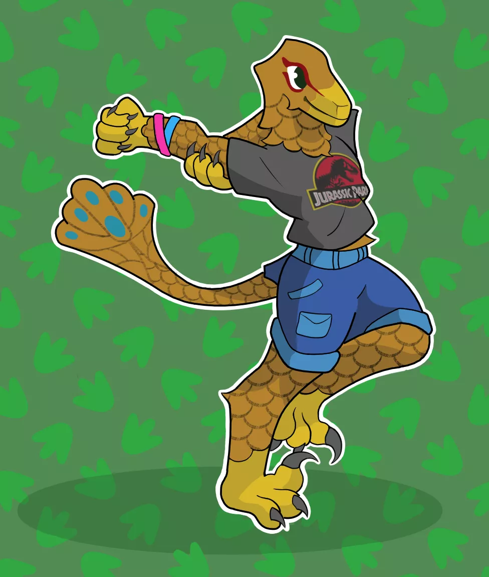 I drew a raptor, what should her name be? posted by kkungergo
