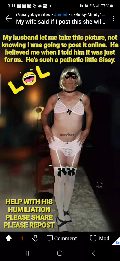 I really want permission from her by Sissy-Mindy10