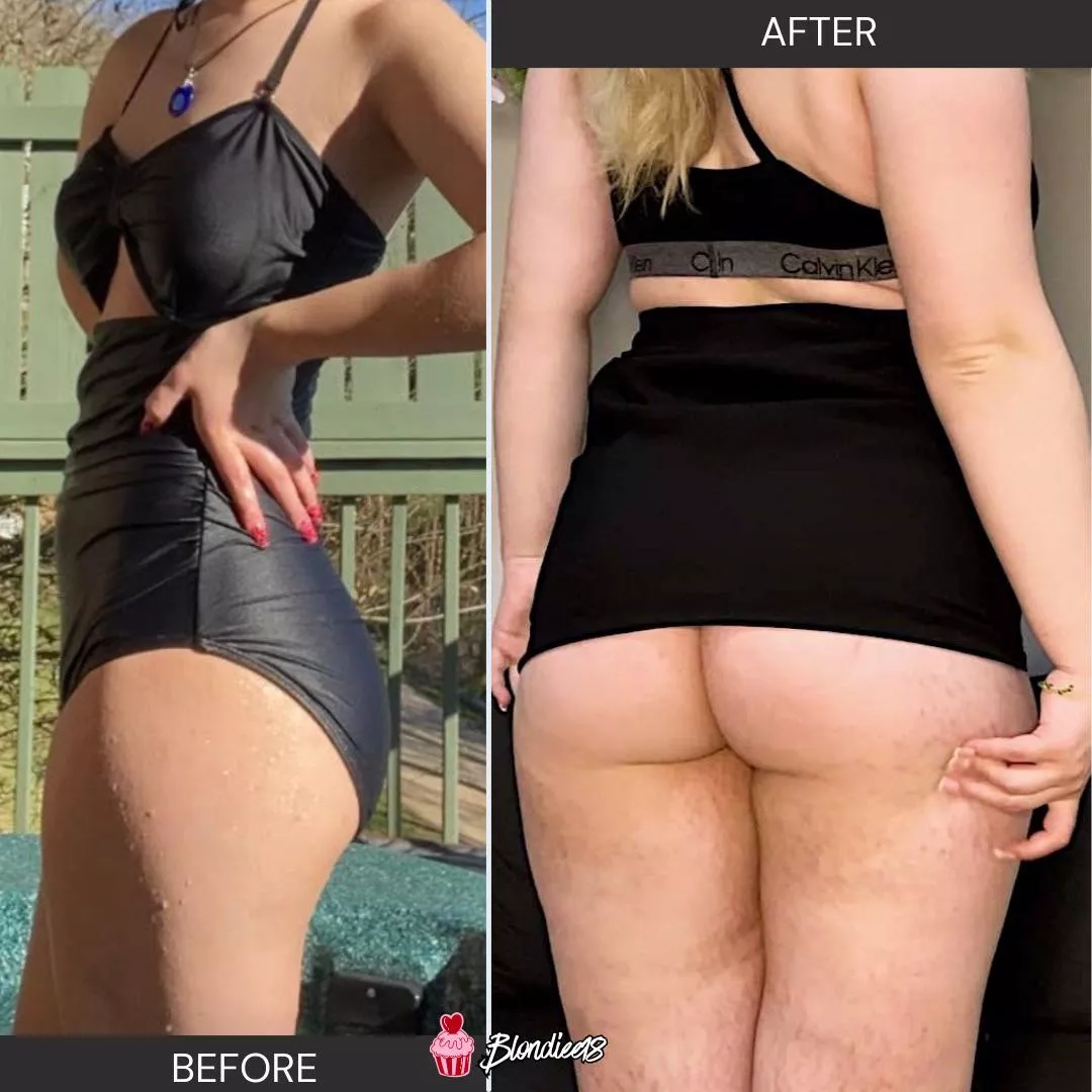 I still look skinny… right? 😉 posted by blondiee188