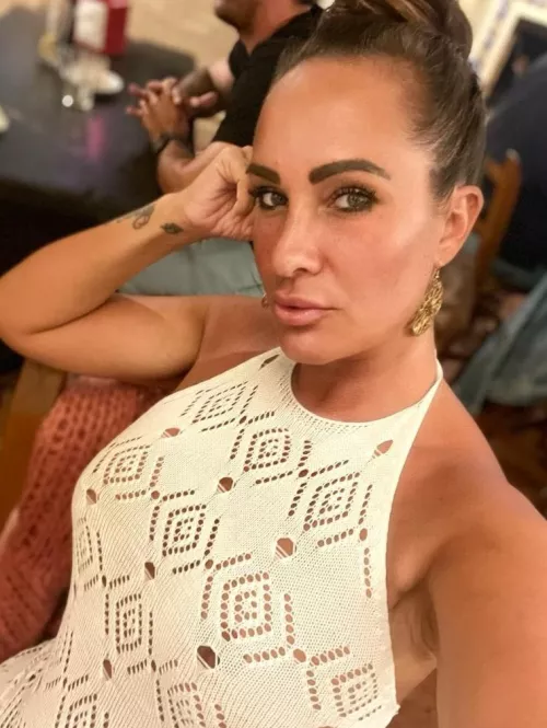 JUst a cute selfie in perfect white dress by IninityBanxfairy