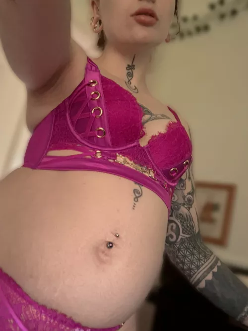 Just showing off my little belly and new lingerie 🥰 by mikipixie