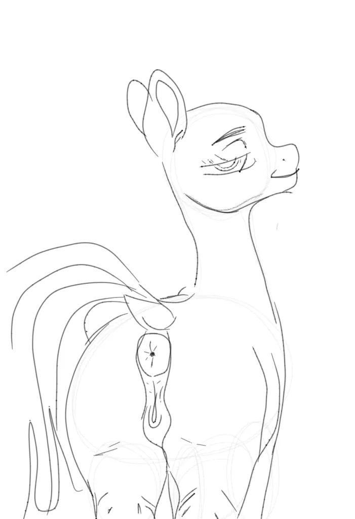 My first real attempt at clop but I actually tried (art by me posted by human_Meat_6706