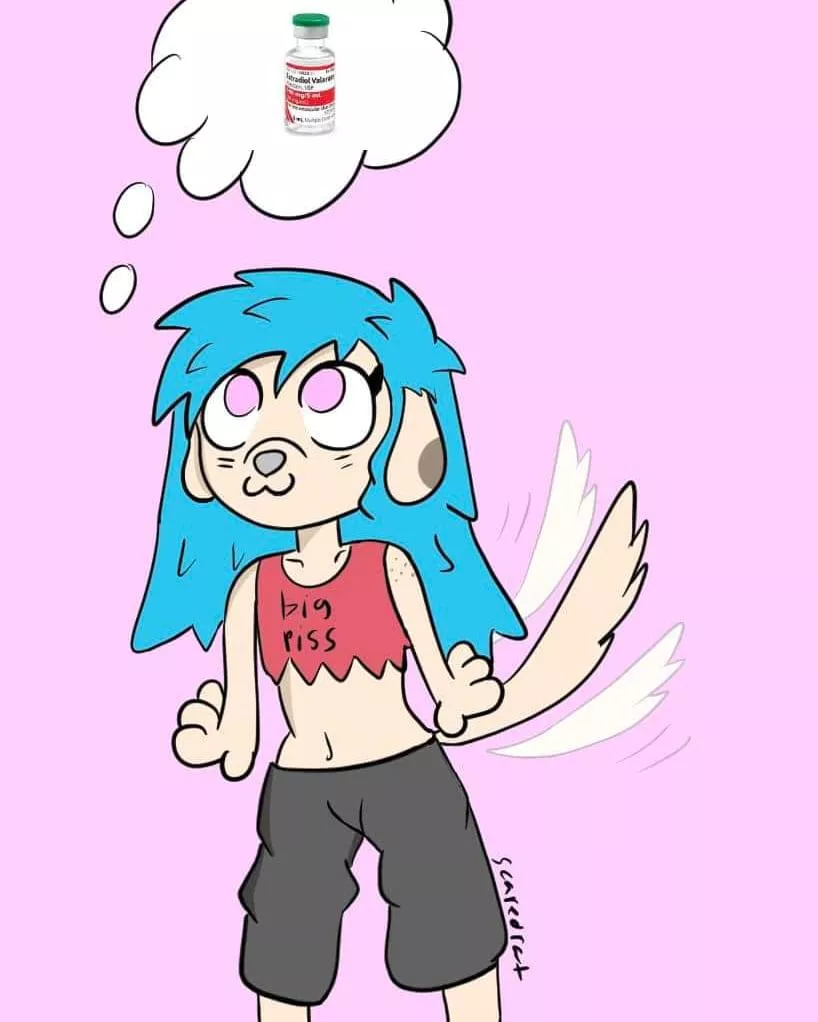 NSFW because of language on shirt :3  ( quick drawing by me )  posted by scaredratt