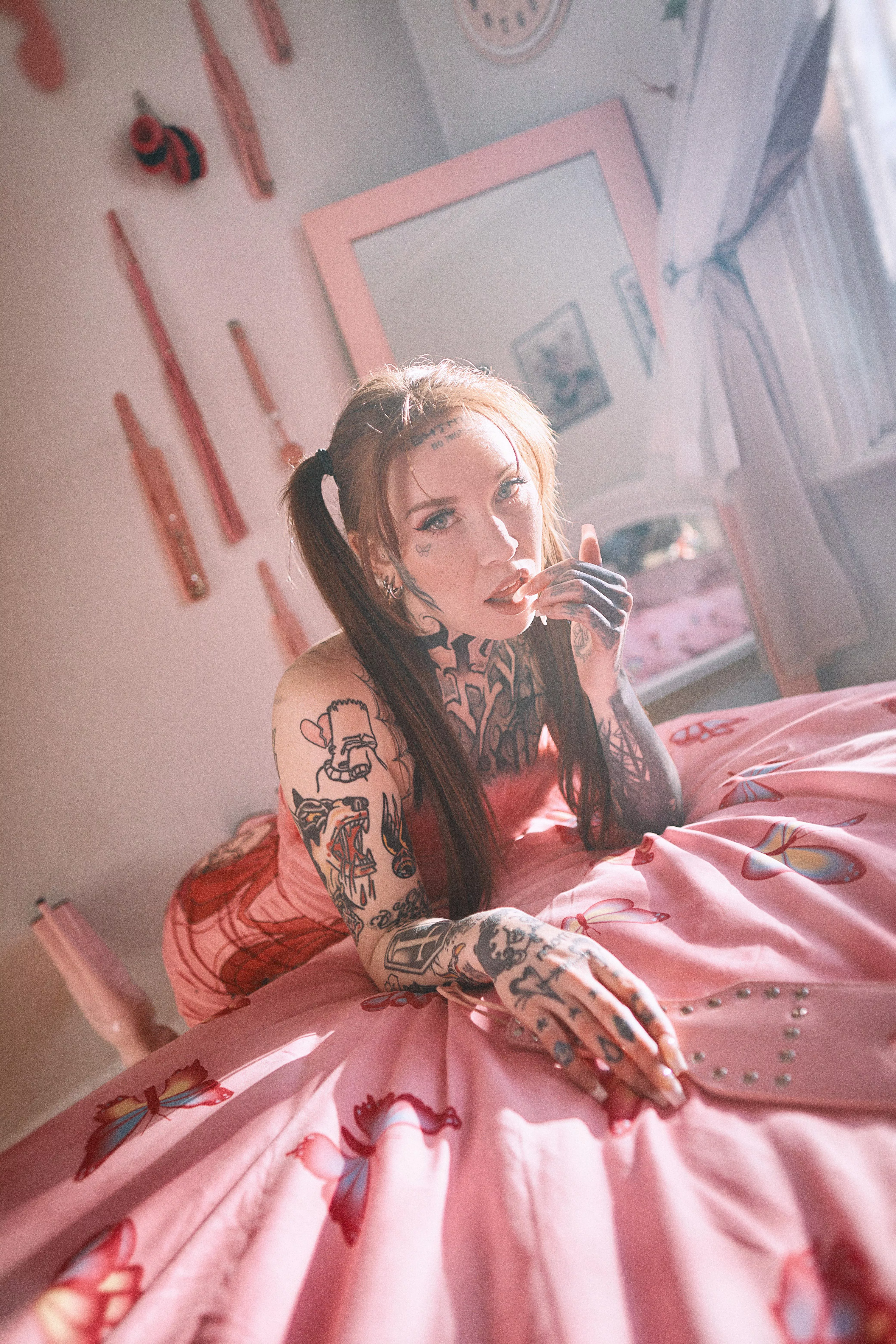 redhead pigtails  posted by rouss-lee