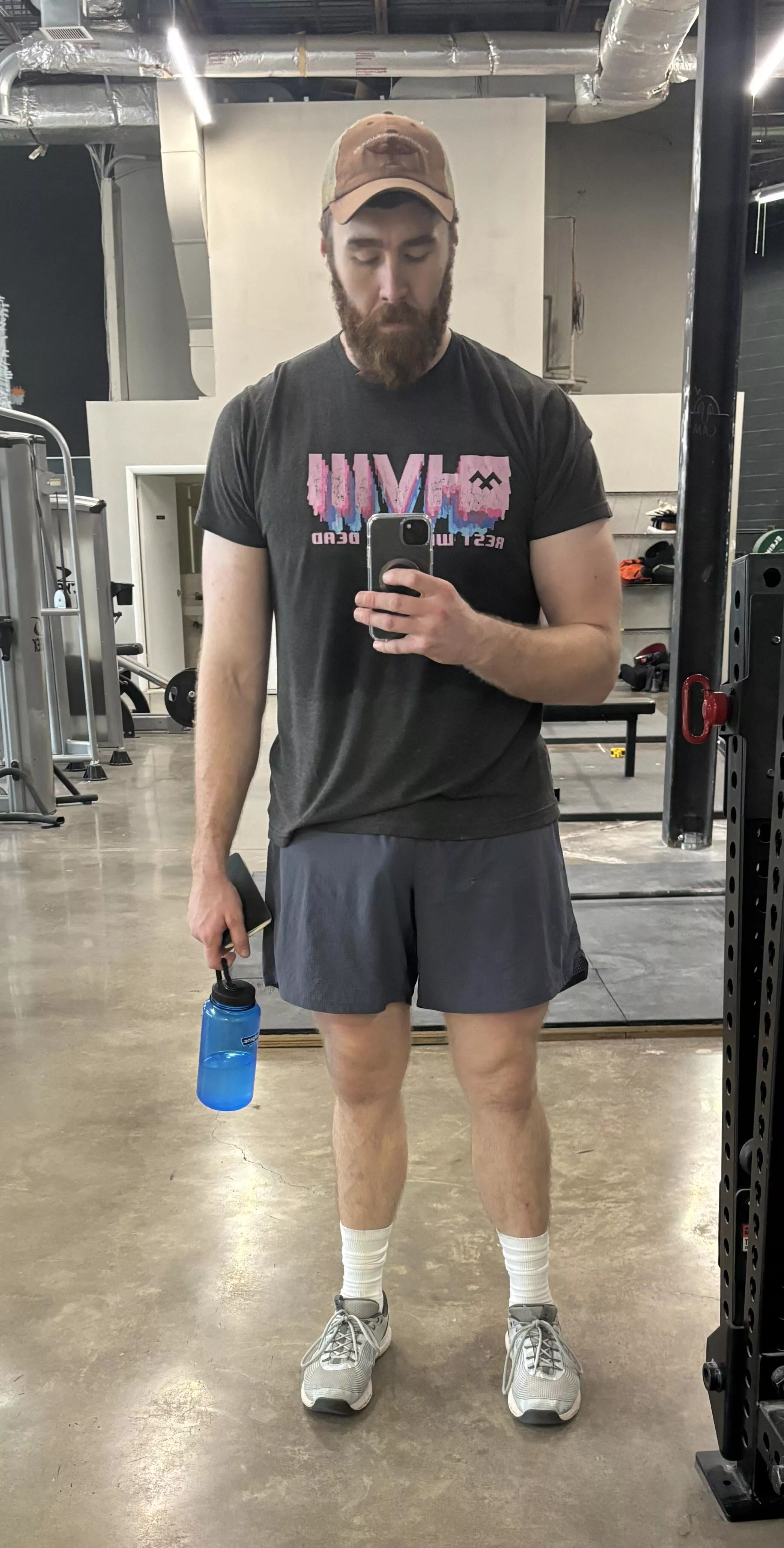 Someone make me get up and get back to the gym. Here’s a pic from a few weeks ago so you can see how I look while I’m there ;) posted by Soggy_Ad4172