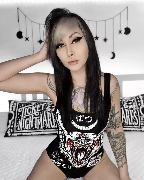 This bodysuit is different 🖤 by AnqelNova