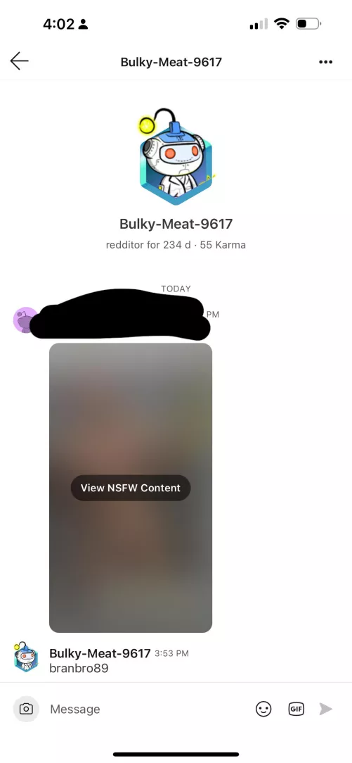 This user is a catfish Branbro whatever^ uses someone else’s pictures to save your photos. by Limp-Butterscotch416