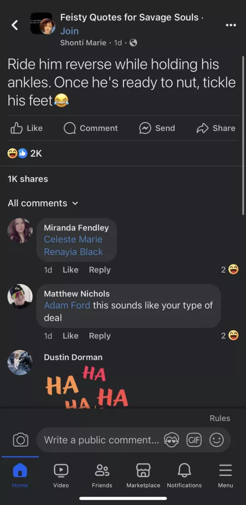 Tickling posts/meme’s in the wild 😂 by throwwaway0011