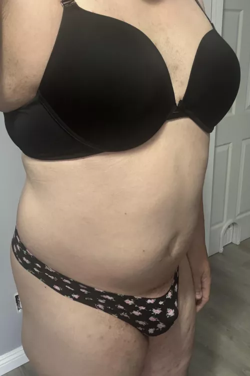 Today under work clothes .. can’t miss a day by Mia-Connor