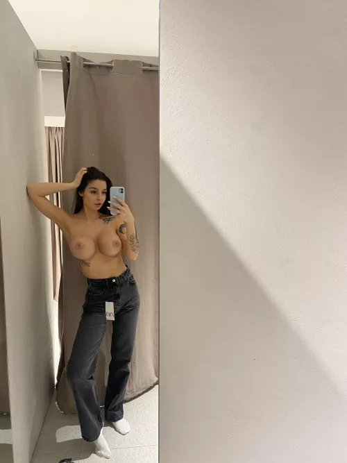 your girlfriend sent you another shopping photo while you're at work by imlorissa