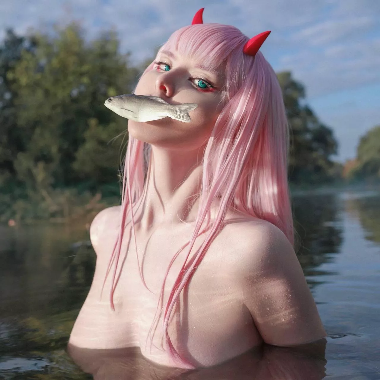 Zero Two in the wild (by Vinnegal) posted by Vinnegal_