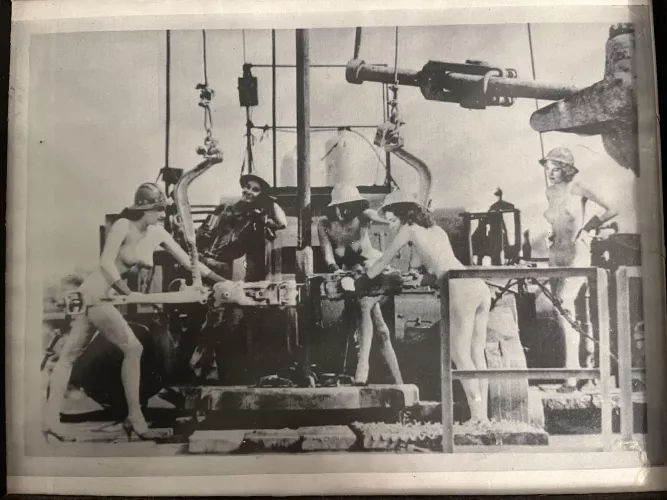 1950’s oilfield gals.  by baphometsewerat