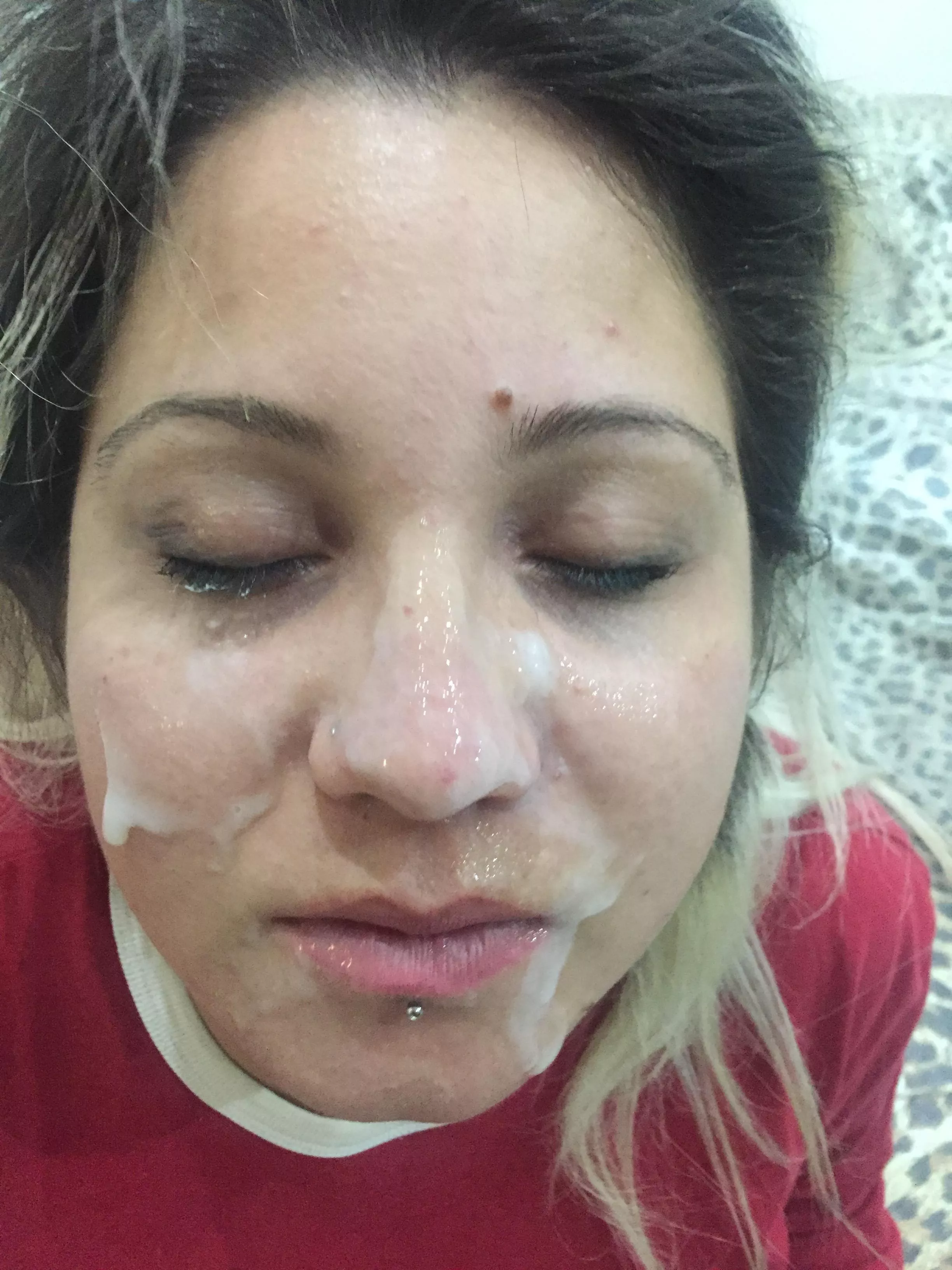 Amateur wife cum facial  posted by Potential_Living6637