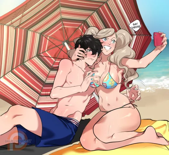Ann's feeling and getting extra thick so she invited Joker to the beach to let him feel her up by Terran117