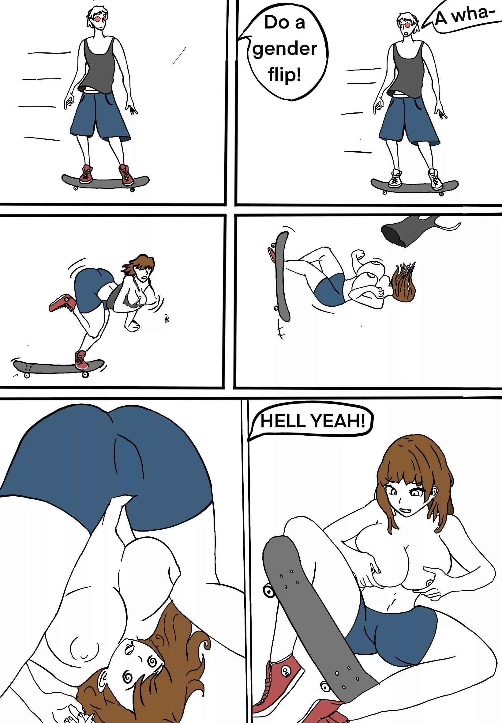 Do a gender flip! [scrumplemuffin] posted by Scrumplemuffin