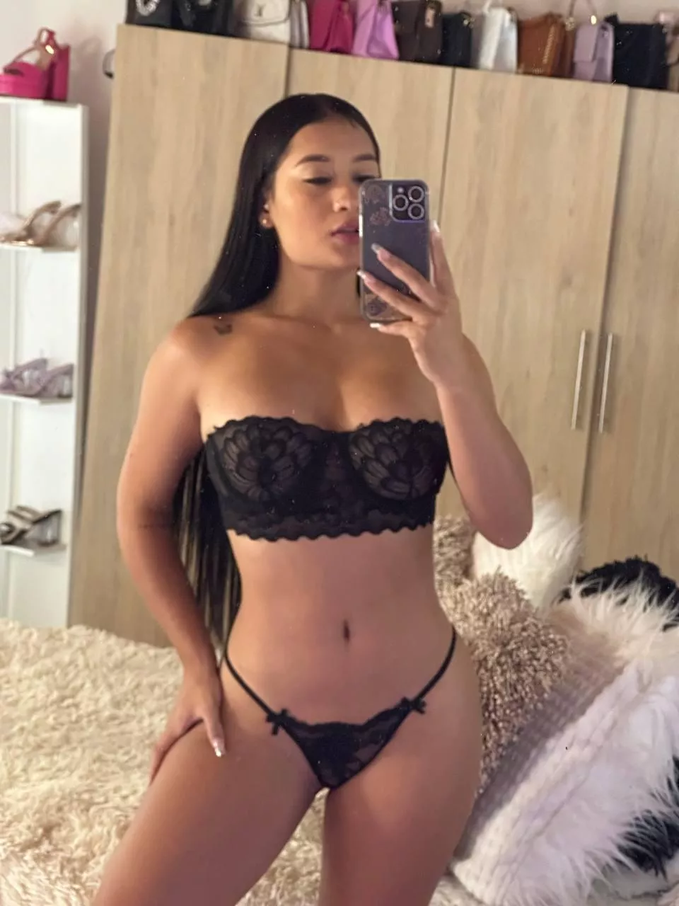 do you like my black lingerie? posted by jenniferarango