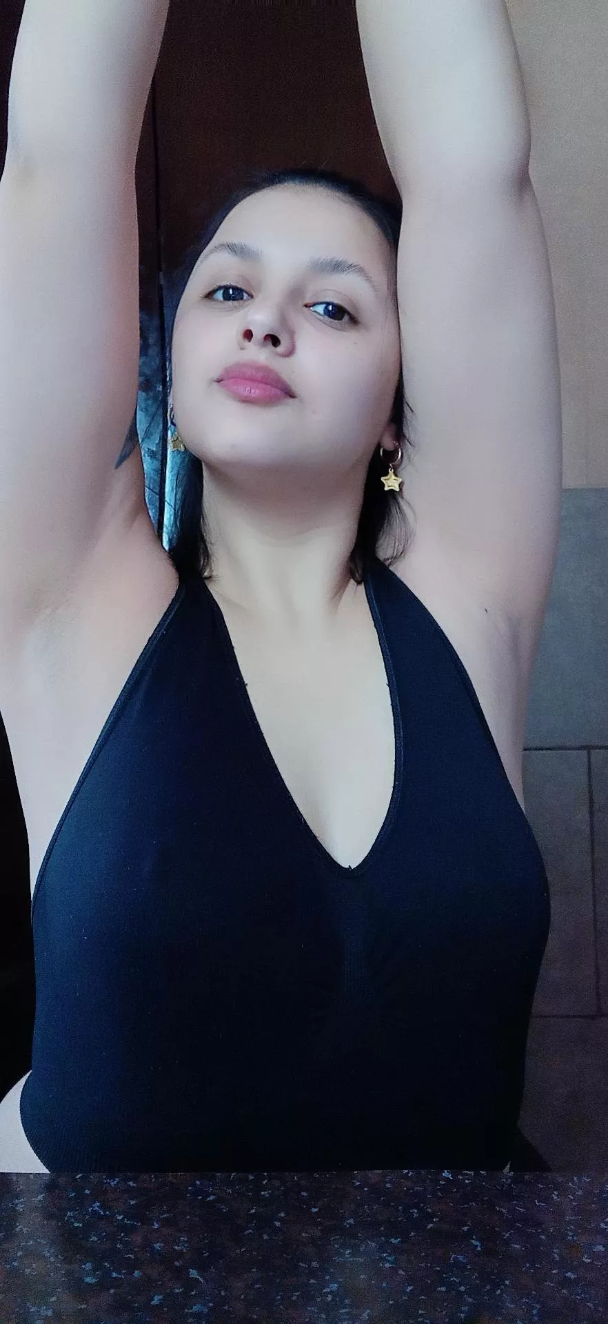 He asked me if you like smooth armpits or hairy ones?  posted by _AngieXXX