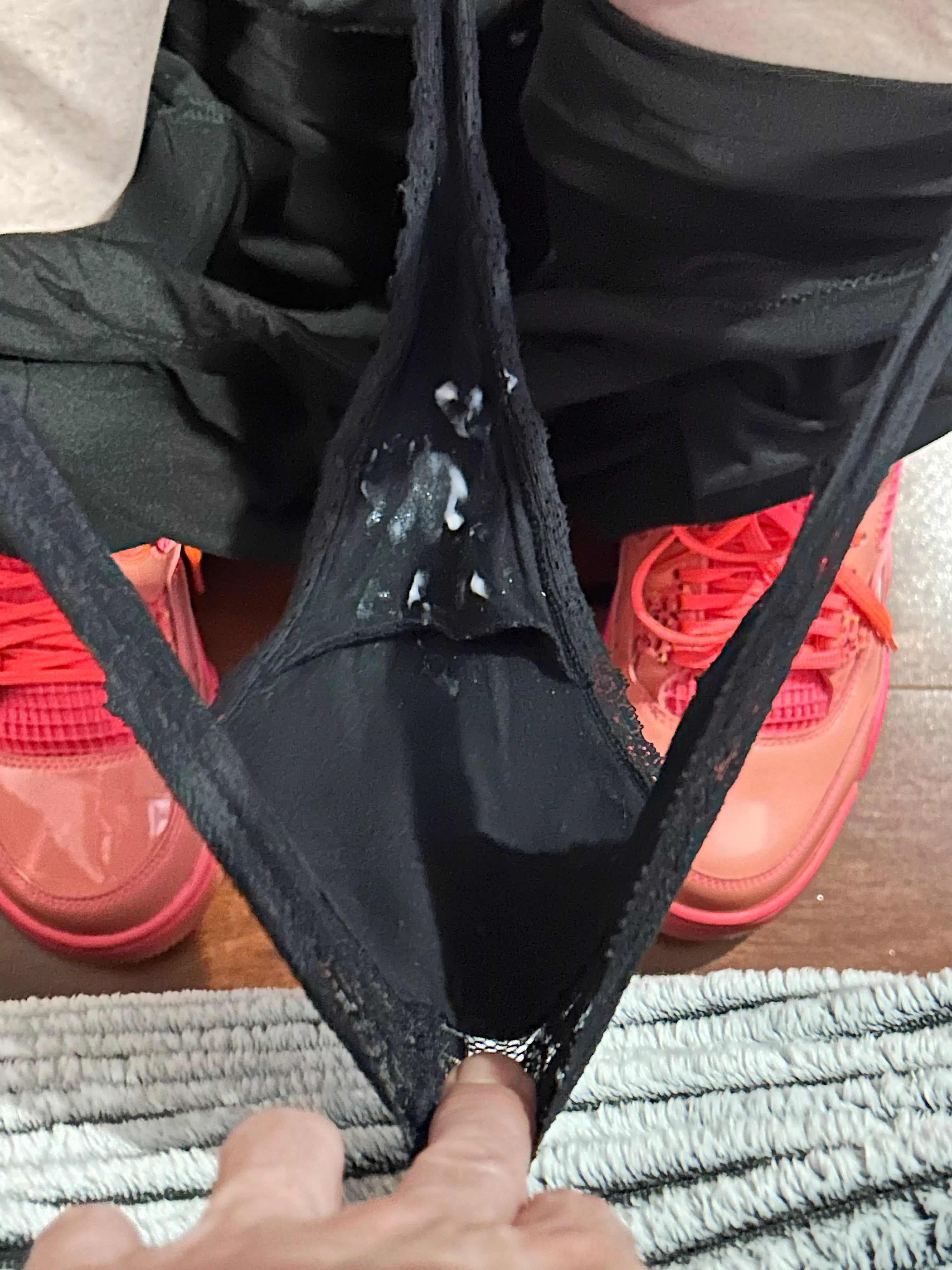 He wants my dirty panties. He gets what he wants!♥️ posted by ThaThickWife