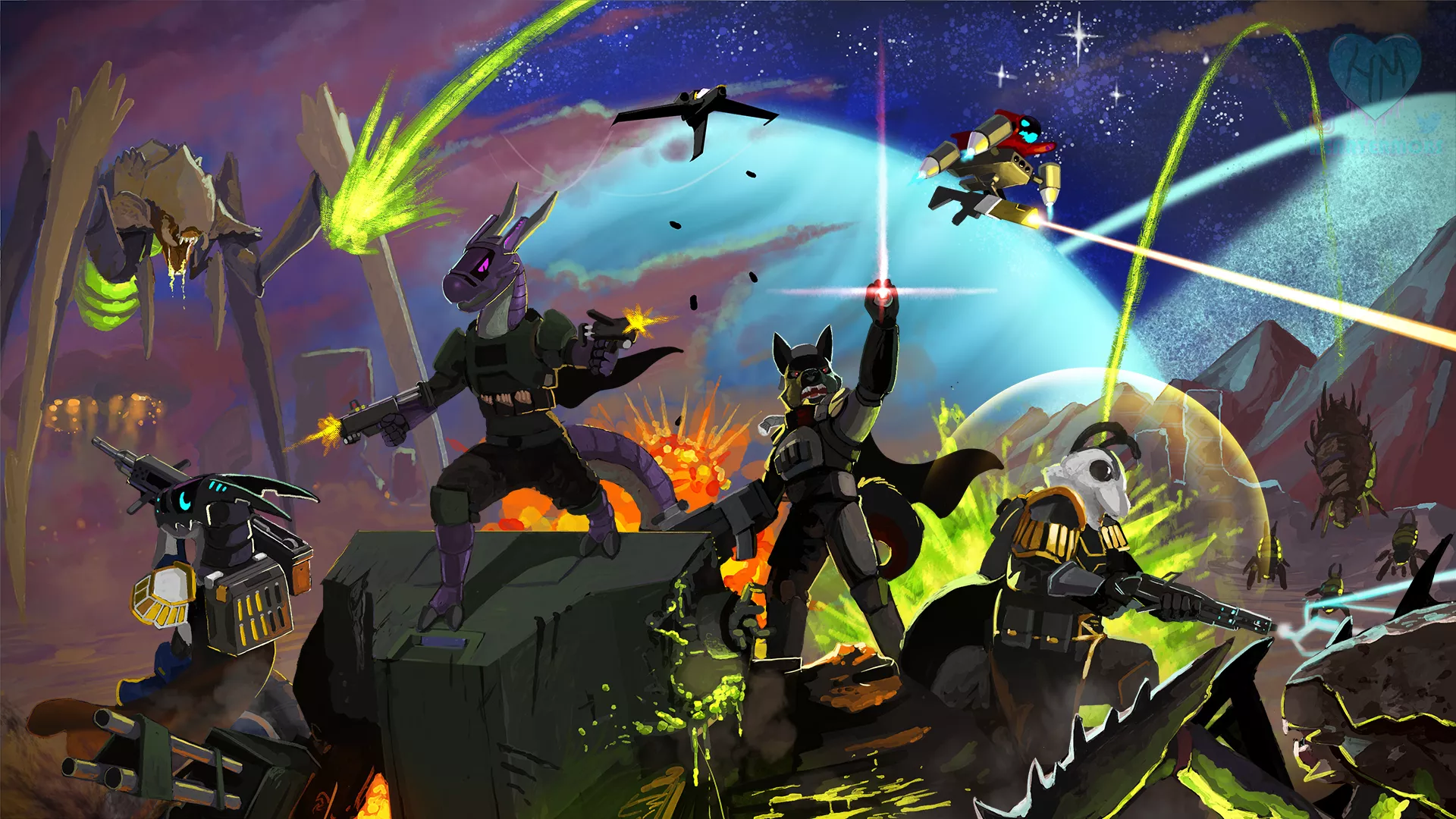 HELLDIVERS (Artwork By: Me) posted by HearterMobs