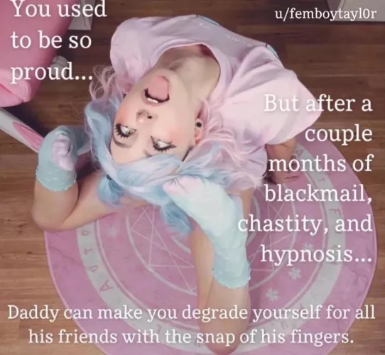 It’s amazing what blackmail, chastity, and hypno can achieve by kyliesinsxxx