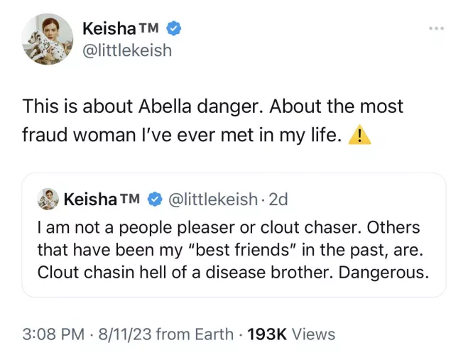Keisha Abella feud, what happened?  by neellogun