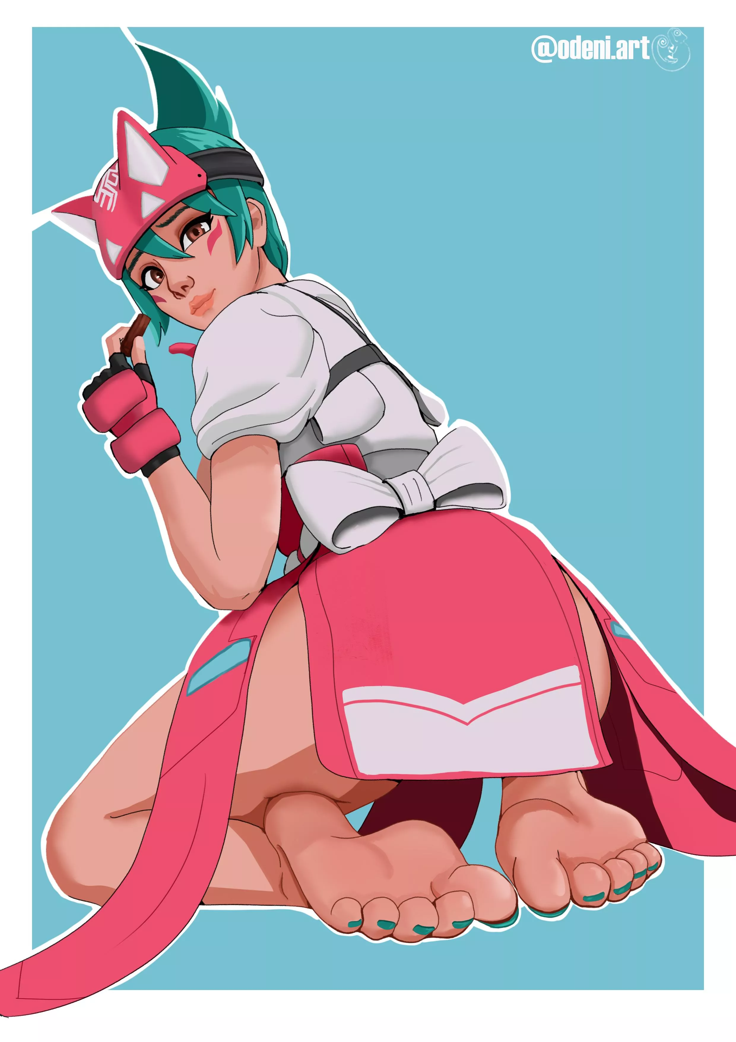 Kiriko's feet (OdeniArt) [OverWatch2] posted by DeniNeto