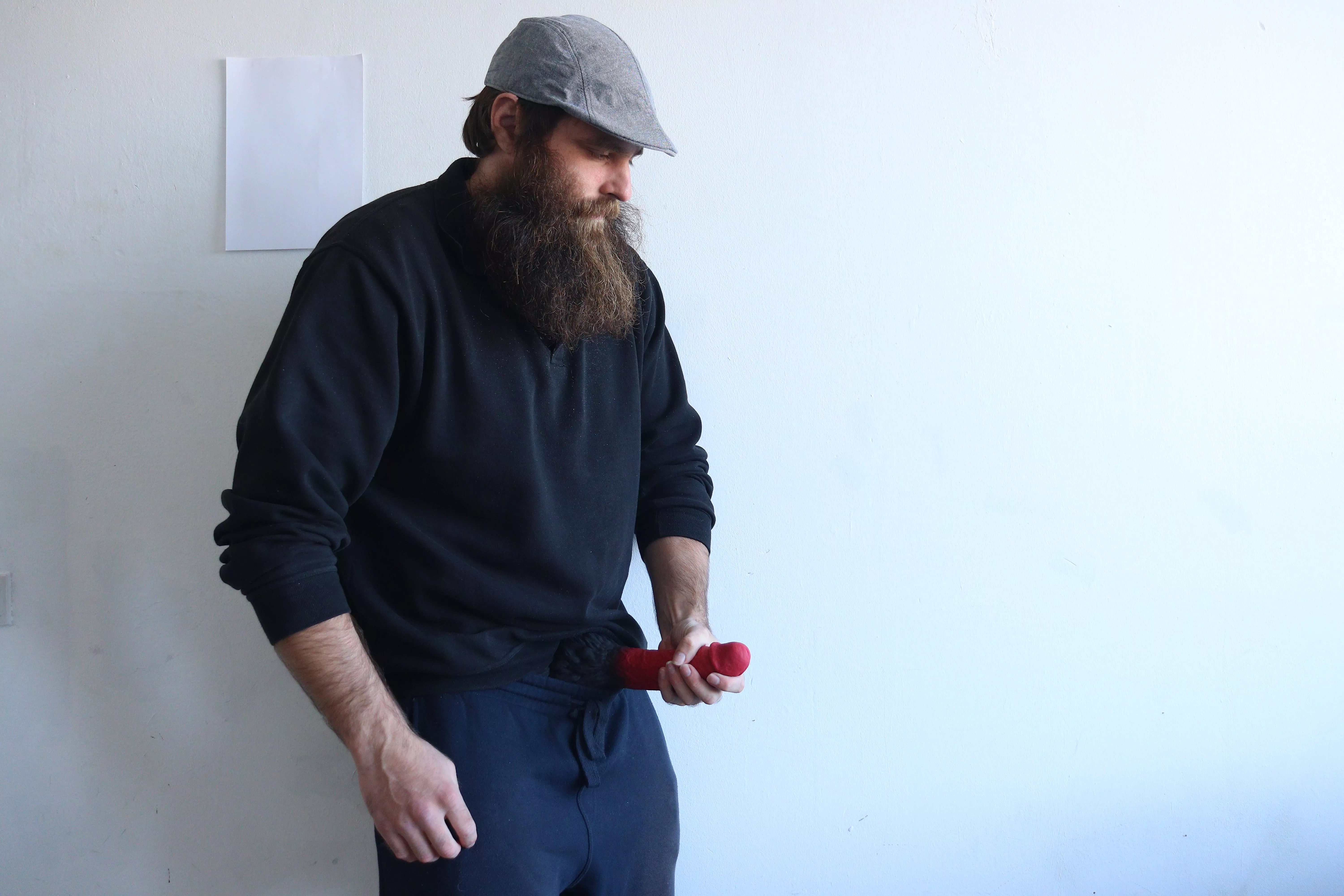 Me, while I'm holding a dildo in front of me posted by Mysterious-Man1