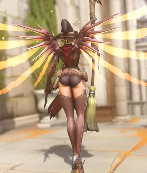 Mercy's dress does not glitch out anymore during her 'Caduceus' emote. It was possible to get a full ass shot at the end of emote. by needybabykylie