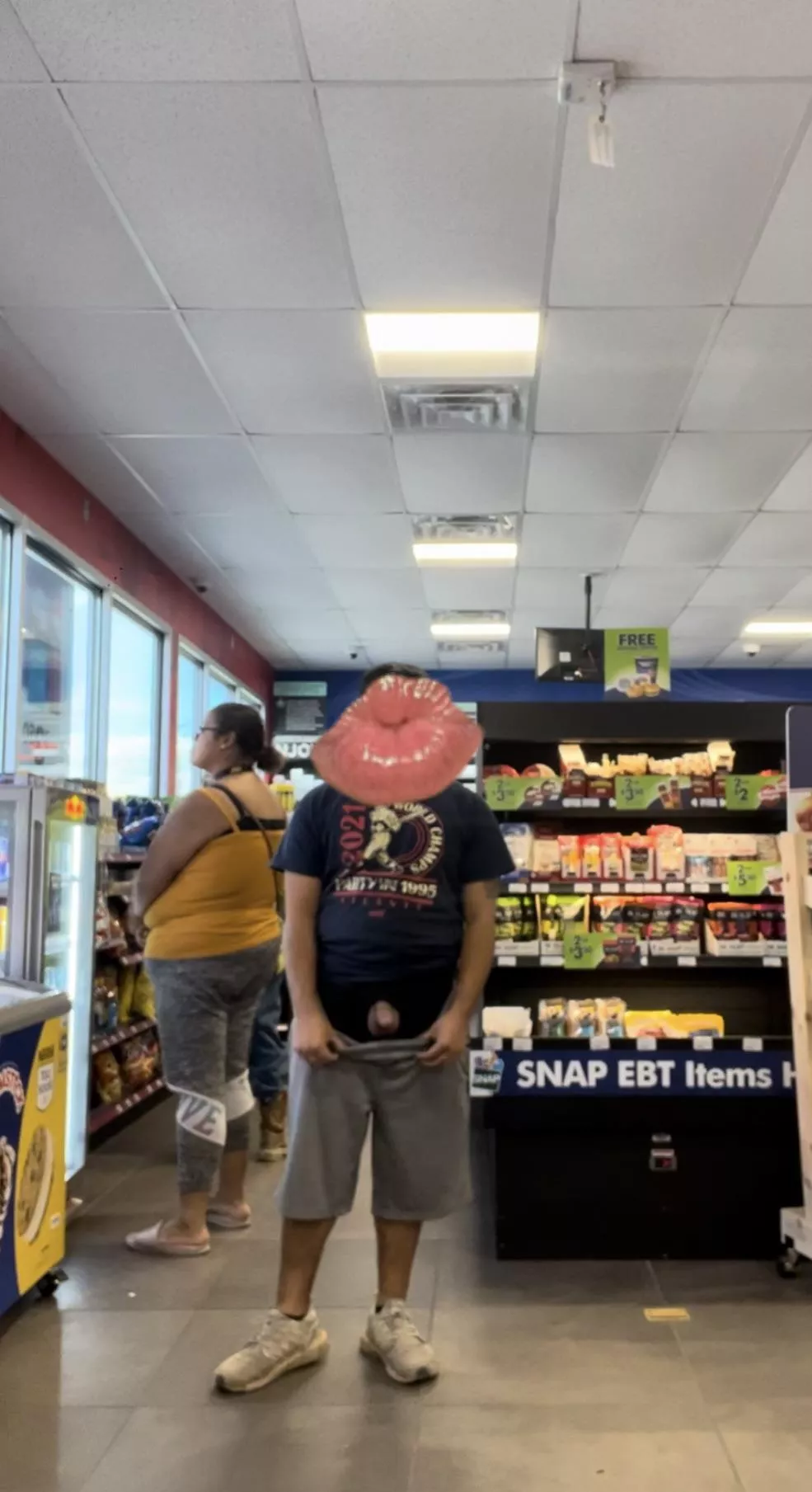 Middle of the gas station posted by GAGthemAll69