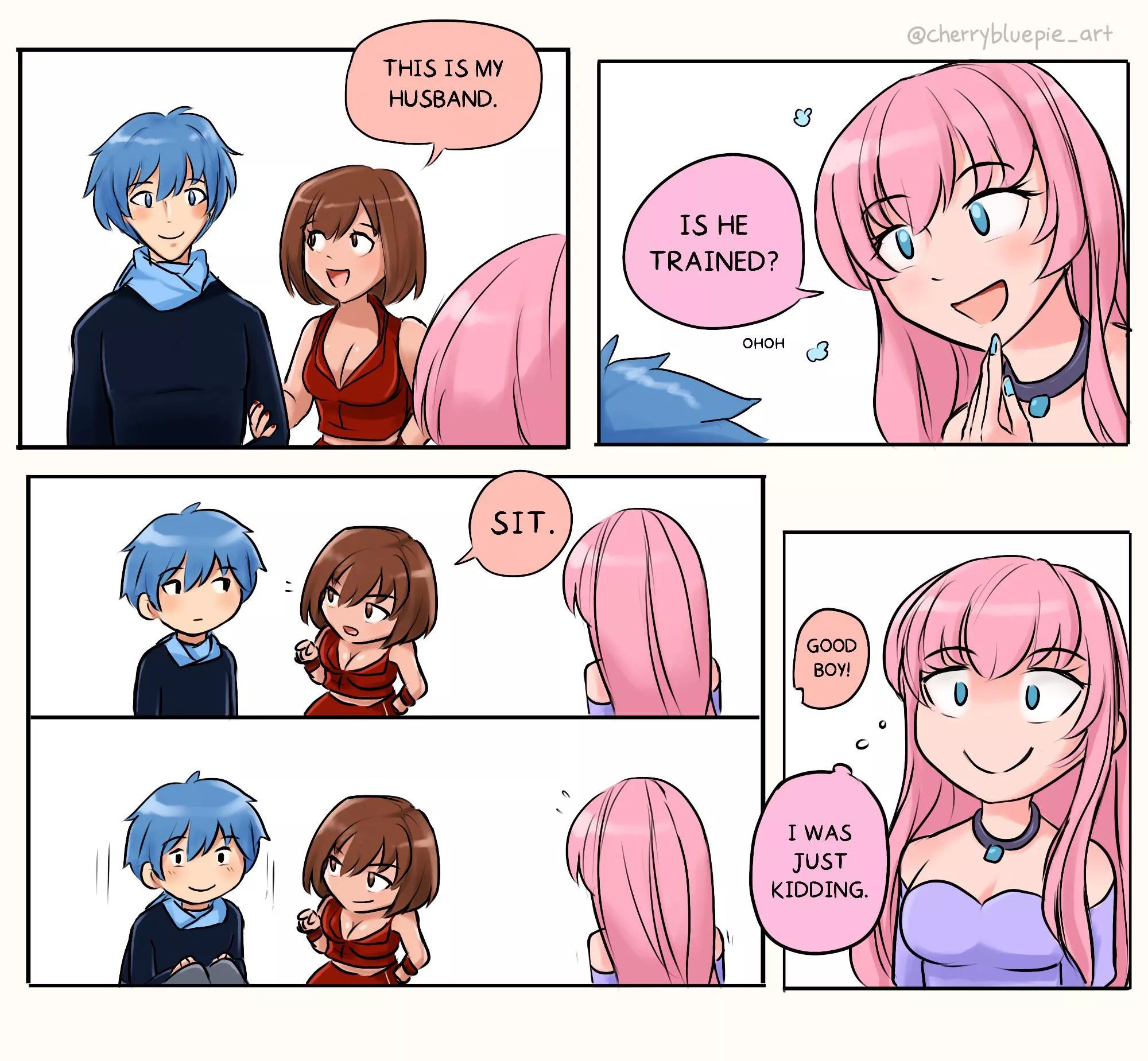 [OC]: obedient posted by wamcherrypie