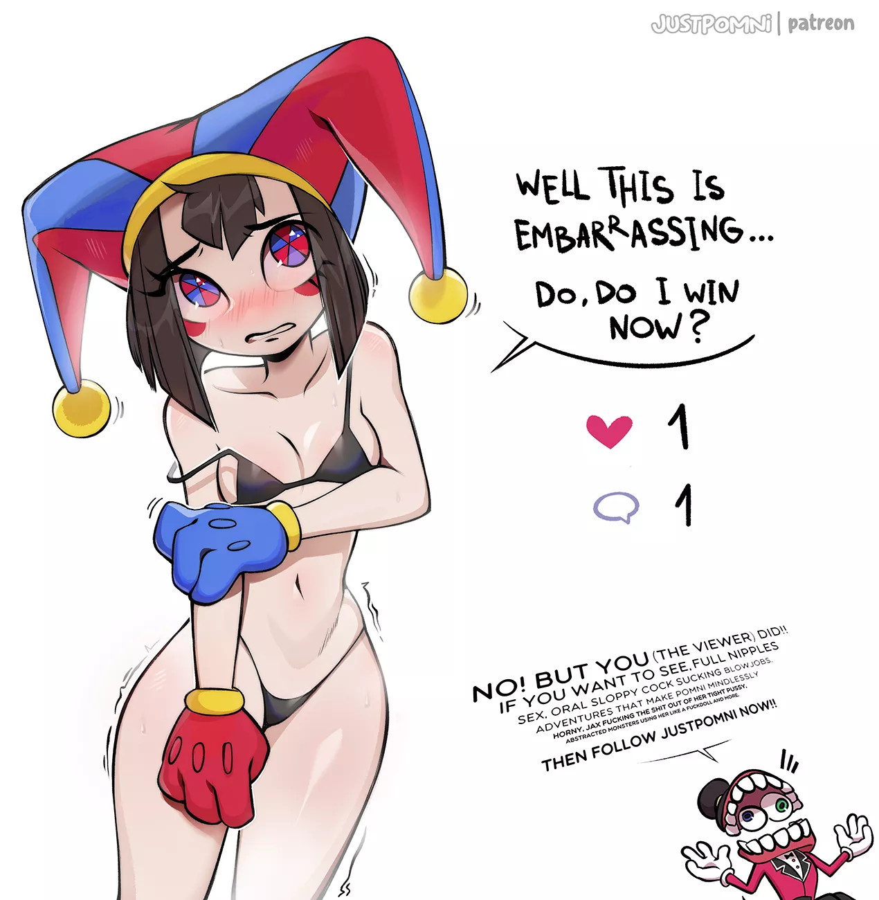 Pomni [The Amazing Digital Circus] (JustPomni) posted by thefimbulpack