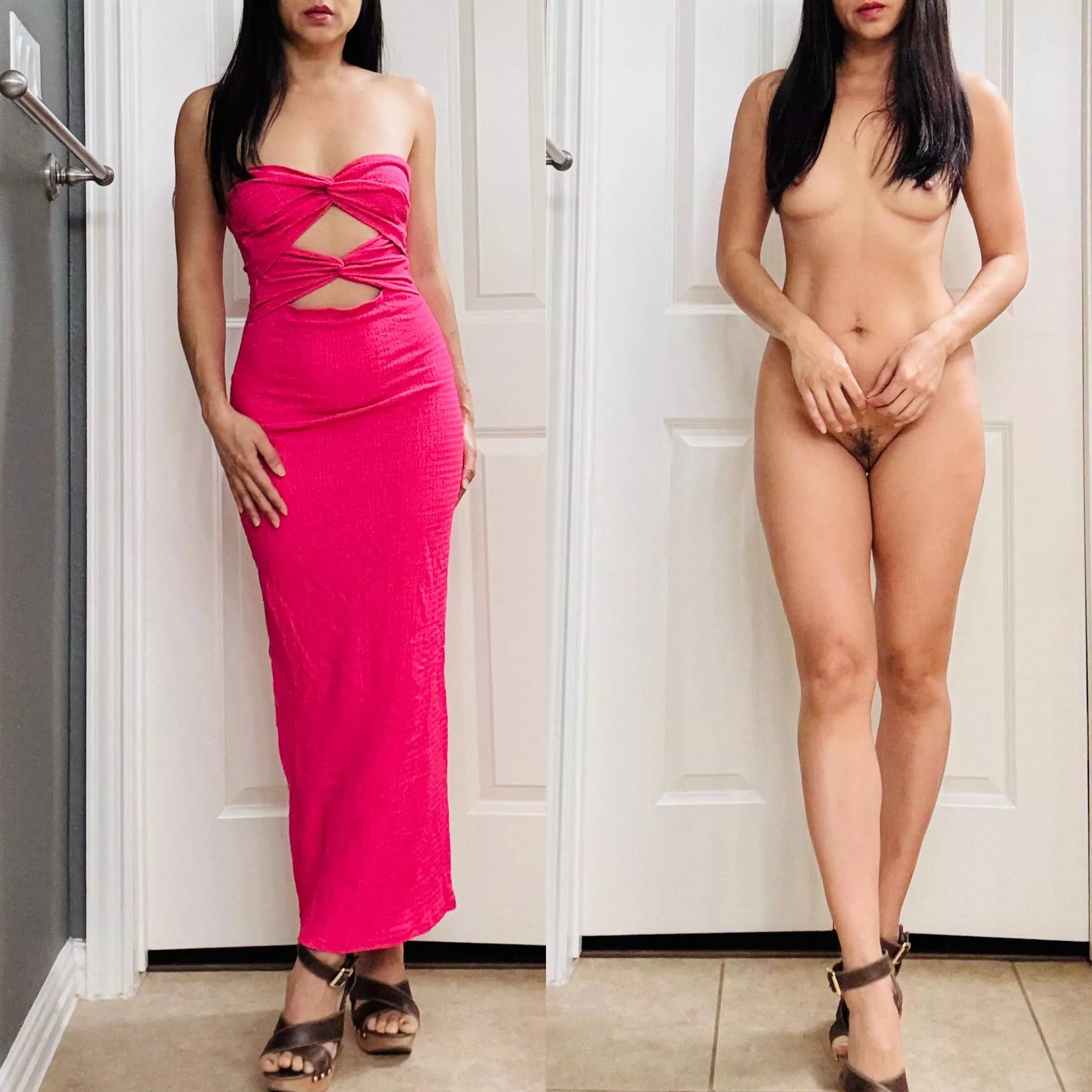 This dress may look good on me, but it might look even better off of me. posted by mrsbrightside11