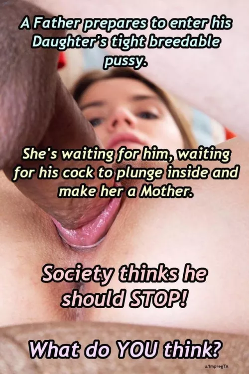 To hell with society. Let family members fuck and breed each other  by Weak-Engineering-500