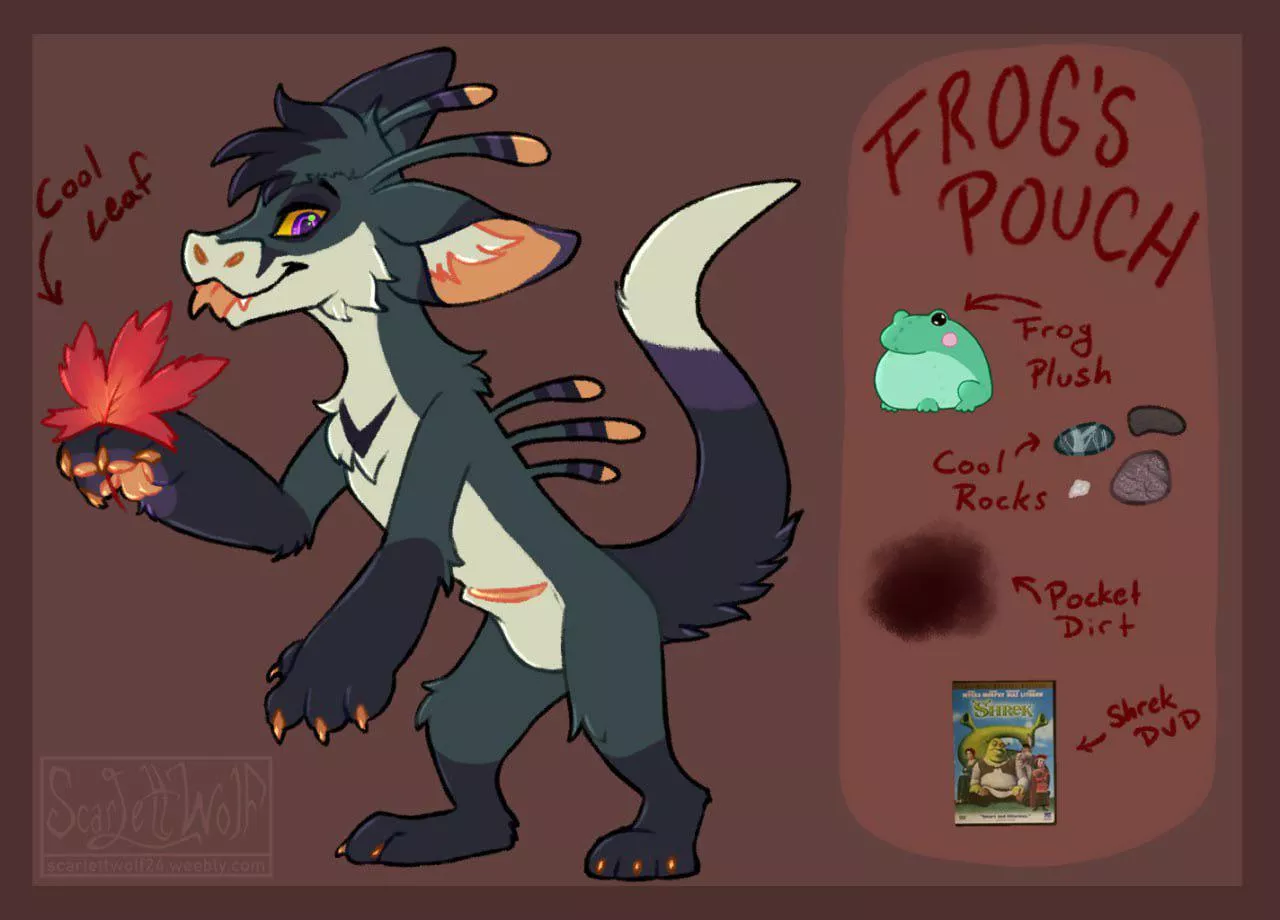 What's in Frog's pouch? 🐸 posted by scarlettwolf24