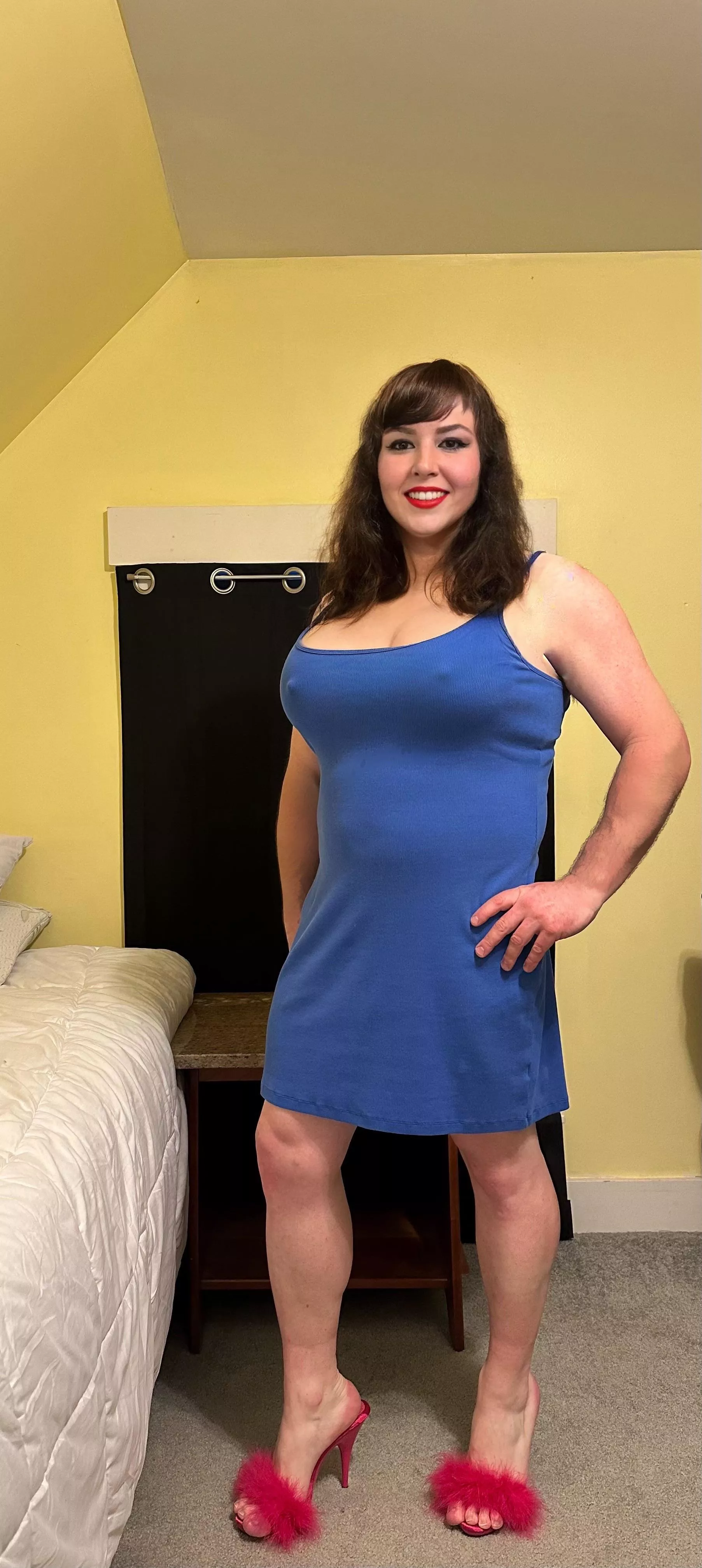 You said wear something cute…so here I am 💁🏻‍♀️ posted by sissycassie710