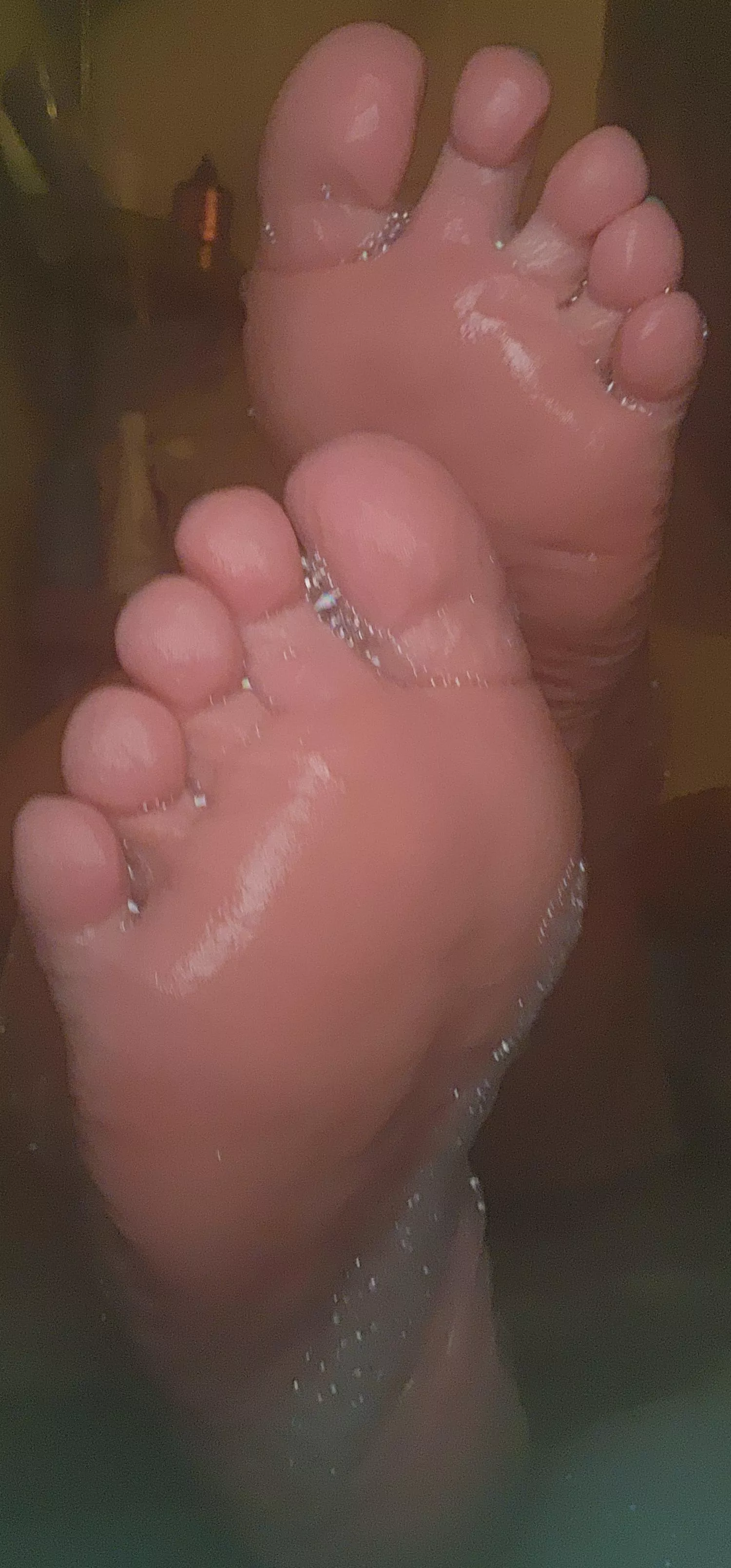 Dry them off and then kiss each toe ❤️ OC posted by tinychubbytoes86