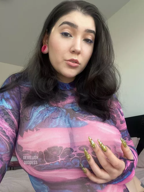 feel My nails gently scratching your tender brain by devillishgoddess