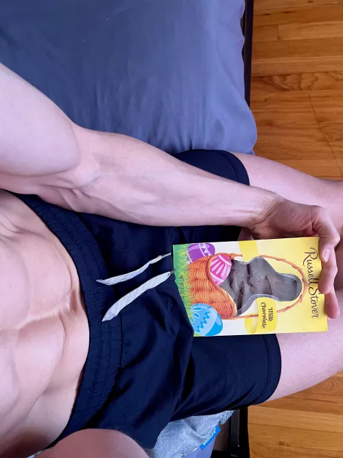 Happy Easter, I brought you some chocolate by mrhollywoodjack2