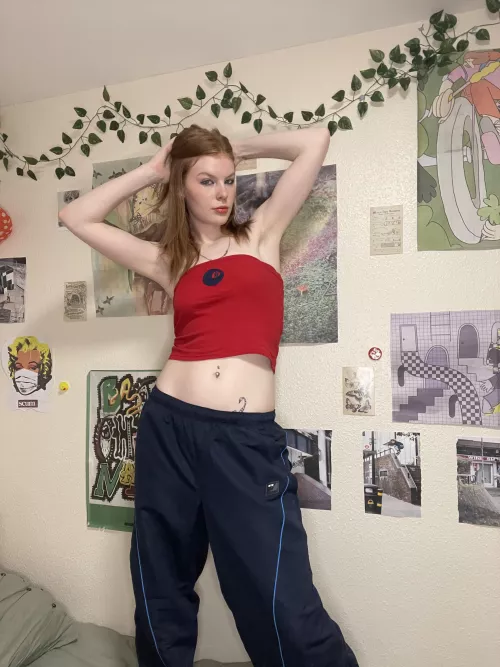 is red my colour or does it clash with my hair? 😅 by Tr4ditional_Pick