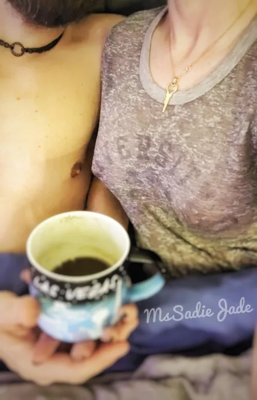 Kratom tea with Toy at the end of a long day's work really hits the spot. by MsSadieJade