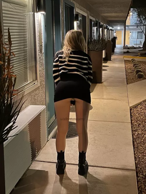 Last night of spring break! You coming back to the room with me? 😈 by allnaturalamy