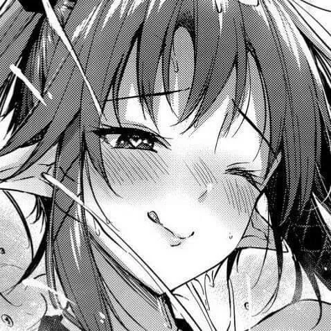 LF Mono Source: 1girl, :q, bangs, black hair, close up, closed mouth, cum on face, dark hair, ejaculation, face, facial, heart-shaped pupils, licking lips, light hair, nose blush, one eye closed, pointy ears, projectile cum, sidelocks, twintails, x hair  posted by HentaiSource_Archive