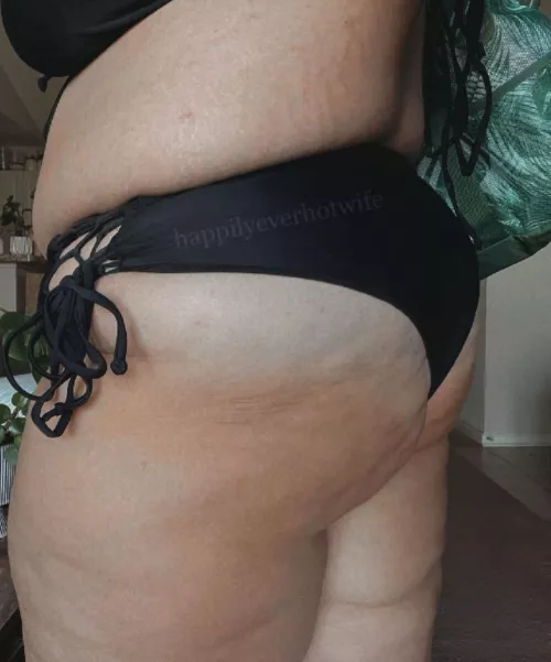 My bikini is a little more cheeky than it was last year, as you can tell by my tan lines hehe by happilyeverhotwife