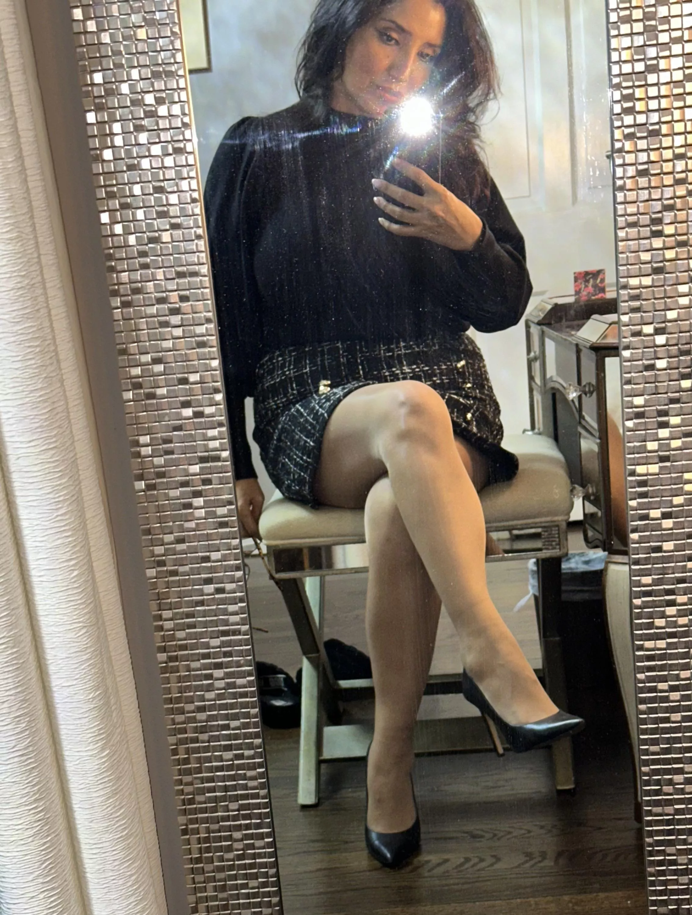 Nude tights as always  posted by LatinaSeven7