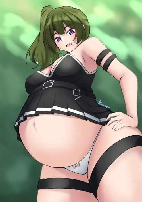 Pregnant Ubel is staring down at you (Frieren) [@tomayo_] by HeavyLancerthe8th