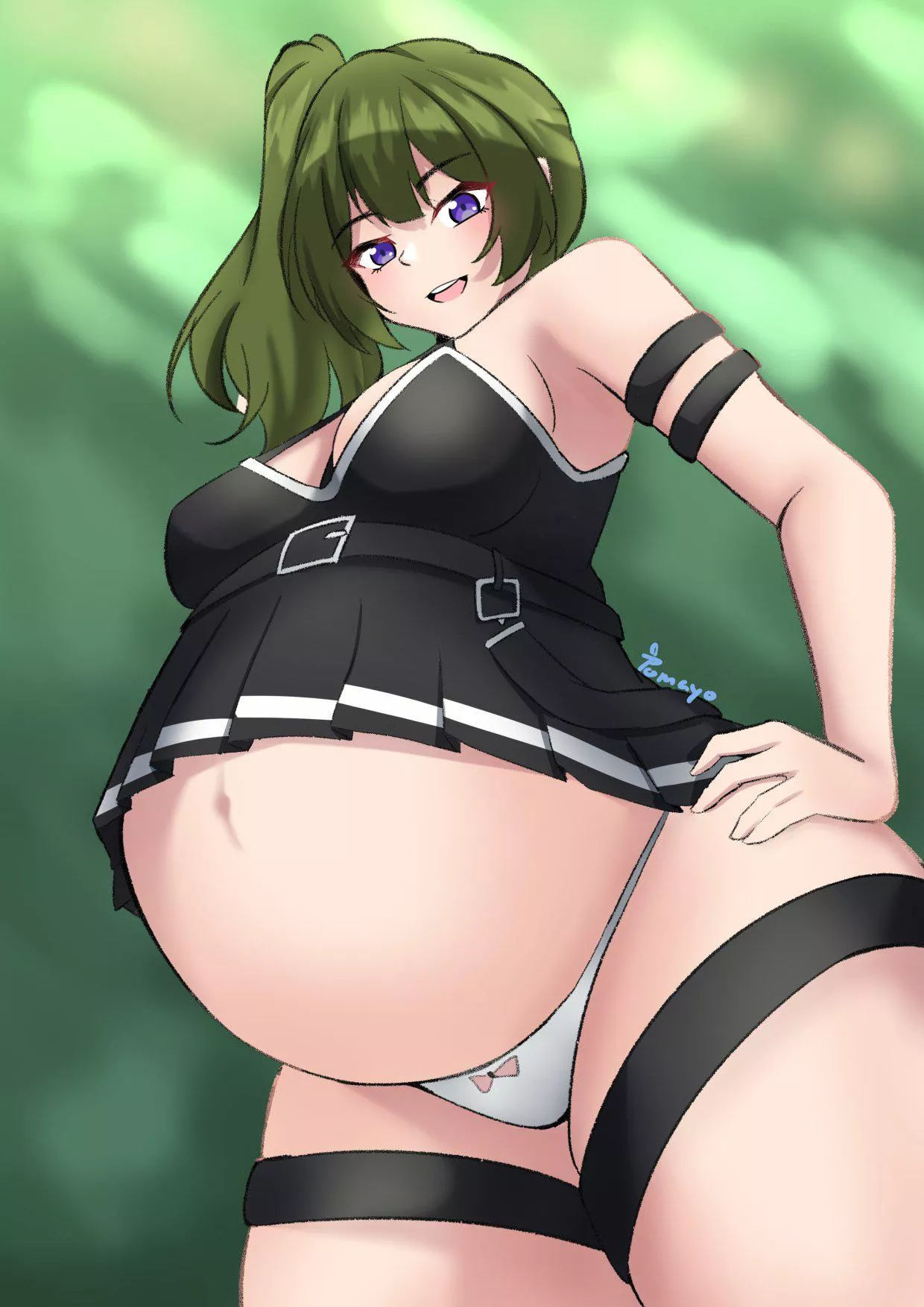 Pregnant Ubel is staring down at you (Frieren) [@tomayo_] posted by HeavyLancerthe8th