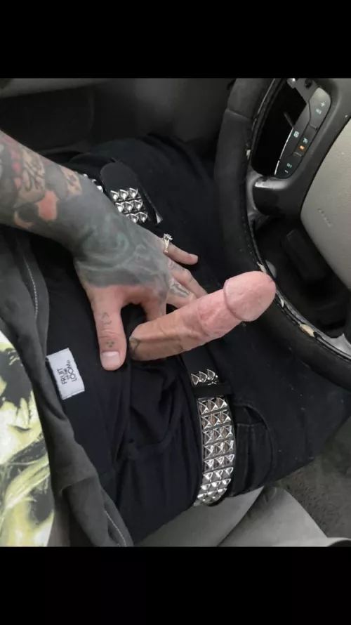 Stroking my hard cock in line at Starbucks 🤷‍♂️ by unclerichard200